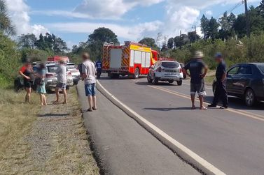 Acidente na BR 280 em Canoinhas deixa pelo menos três feridos