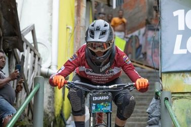 Atleta de Porto União participa de prova de MTB Downhill em Santos-SP