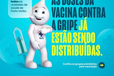Vacina contra gripe já está disponível em Porto União