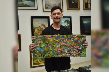 Uni&atilde;o da Vit&oacute;ria apresenta seu novo mapa tur&iacute;stico ilustrado ao p&uacute;blico