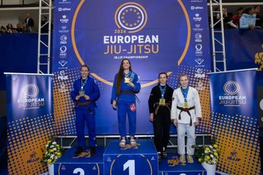 Atleta s&atilde;o-mateuense &eacute; campe&atilde; europeia de Jiu-Jitsu em Lisboa