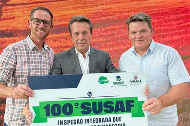 Uni&atilde;o da Vit&oacute;ria &eacute; celebrada como o 100&ordm; munic&iacute;pio com o selo Susaf no Paran&aacute;
