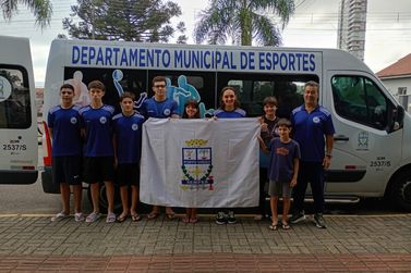 Equipe de nata&ccedil;&atilde;o de Porto Uni&atilde;o participa do Catarinense em Itaja&iacute;