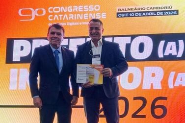 Projeto de Porto Uni&atilde;o ganha reconhecimento em congresso de cidades digitais