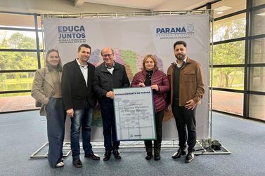 Duas escolas de Uni&atilde;o da Vit&oacute;ria recebem o Pr&ecirc;mio Escola Diamante do Paran&aacute;
