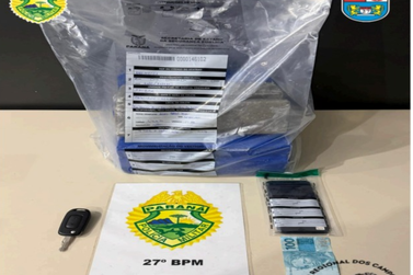 Homem &eacute; preso transportando 12 Kg de subst&acirc;ncia an&aacute;loga a maconha em Paulo Frontin 