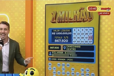 Moradora de Canoinhas ganha R$ 1 milh&atilde;o no TriMania com t&iacute;tulo de R$ 30