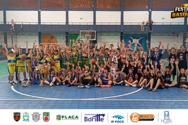 Festival Interestadual de Basquete Sub-12 re&uacute;ne mais de 150 atletas