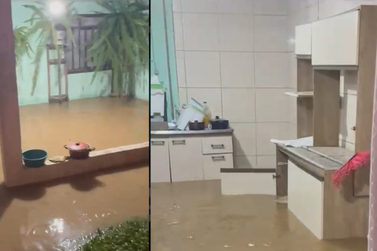 "A casa da minha m&atilde;e est&aacute; alagada&rdquo;: chuva preocupa fam&iacute;lia em Canoinhas