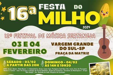 16ª Festa do Milho e 12º Festival de Música Sertaneja em Vargem Grande do Sul