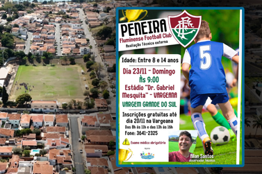 Peneira do Fluminense ser&aacute; realizada em Vargem Grande do Sul