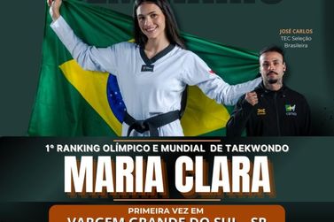 Campe&atilde; mundial de Taekwondo, Maria Clara, ministra semin&aacute;rio em Vargem 