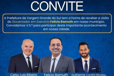 Governador em exerc&iacute;cio Felicio Ramuth visita Vargem Grande do Sul nesta ter&ccedil;a
