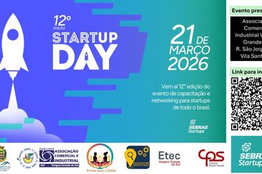 Vargem Grande do Sul recebe o Startup Day 2026, maior evento de inova&ccedil;&atilde;o do pa&iacute;s