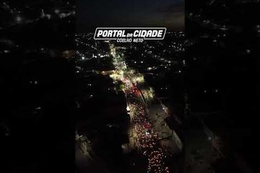 Multid&atilde;o toma as ruas de Coelho Neto no encerramento dos festejos de S&atilde;o Francisco