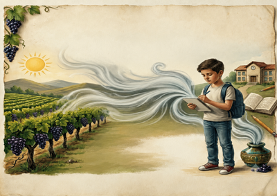 Iniciativa ligada &agrave; 59&ordf; Festa do Vinho incentiva alunos a retratarem a cultura local por meio de versos