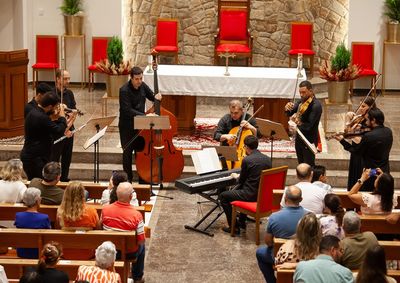 Santo Ant&ocirc;nio do Jardim recebe pela primeira vez a Orquestra