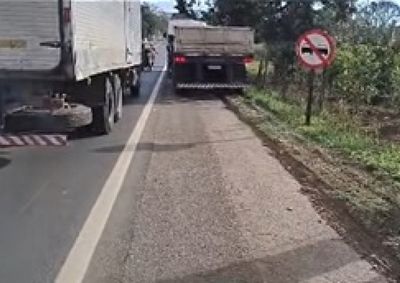 Motorista perdeu o controle do ve&iacute;culo ap&oacute;s falha no sistema de frenagem