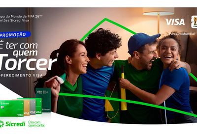 Promo&ccedil;&atilde;o &ldquo;&Eacute; ter com quem torcer&rdquo; oferece pr&ecirc;mios e sorteios de R$ 10 mil para portadores dos cart&otilde;es Sicredi Visa
