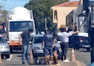 Acidente ocorreu nesta sexta-feira na Avenida Ricarti Teixeira, em Andradas