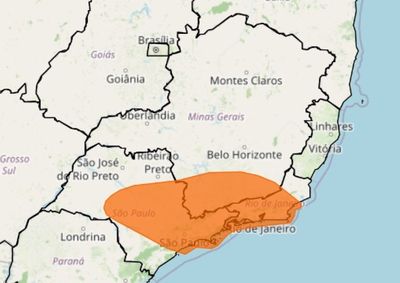 Aviso do Instituto Nacional de Meteorologia prev&ecirc; chuva de at&eacute; 100 mil&iacute;metros e ventos de at&eacute; 100 km/h