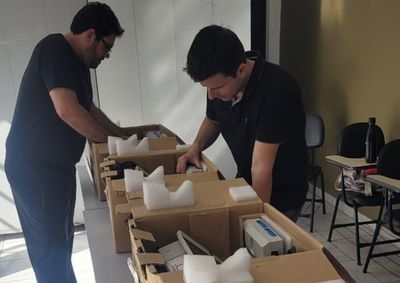 Andradas recebeu 183 equipamentos, que permanecer&atilde;o no batalh&atilde;o da PM at&eacute; o dia da vota&ccedil;&atilde;o