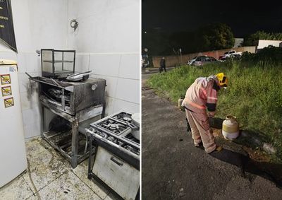 Ocorr&ecirc;ncia foi registrada na cozinha da Loja Ma&ccedil;&ocirc;nica Fraternidade Andradense, na Vila Graziani