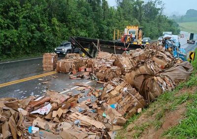 Apesar dos estragos causados ao ve&iacute;culo, o motorista n&atilde;o se feriu