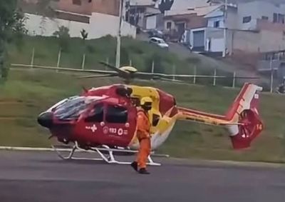 Transfer&ecirc;ncia foi realizada por equipes do Samu e do Corpo de Bombeiros para agilizar o acesso do paciente a atendimento especializado