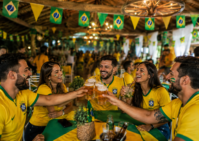 Com entrada gratuita e &aacute;rea kids com monitor, Mania de Festas promete reunir a torcida em clima de festa para Brasil x Haiti
