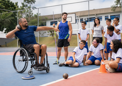 Projeto em escola municipal aproximou estudantes de modalidades paral&iacute;mpicas e refor&ccedil;ou valores como respeito, empatia e cidadania