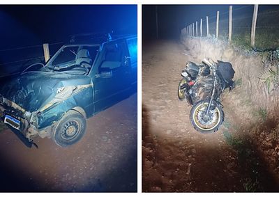 Acidente aconteceu na Estrada Rodolfo Polidory, condutor tentou fugir e foi preso em flagrante.