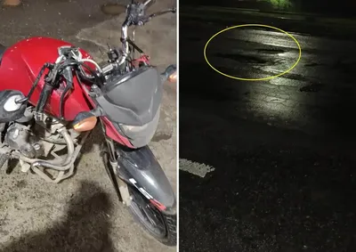 Acidente aconteceu na noite desta ter&ccedil;a-feira (15), em Extrema; outros motociclistas tamb&eacute;m relataram dificuldades no mesmo trecho