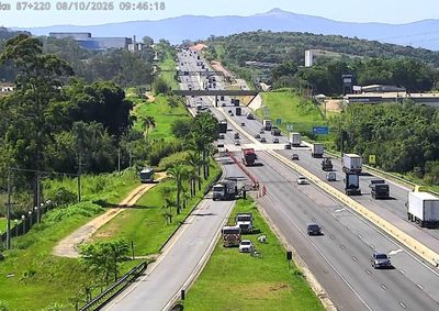 Motoristas que seguem para a regi&atilde;o do BBP devem utilizar o acesso do km 91, na altura do Allegro; interven&ccedil;&otilde;es seguem at&eacute; as 17h