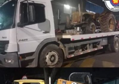 M&aacute;quinas foram furtadas de um s&iacute;tio em Nazar&eacute; Paulista e localizadas durante a&ccedil;&atilde;o da Pol&iacute;cia Militar