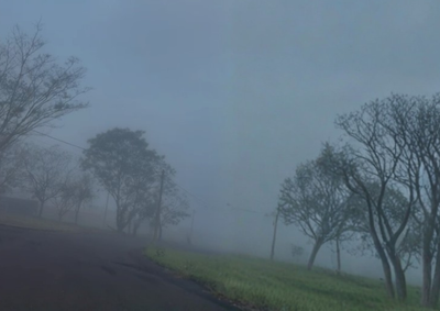 Fen&ocirc;meno foi registrado em diferentes pontos da cidade pouco antes das 7h, quando a temperatura estava em torno de 18&deg;C