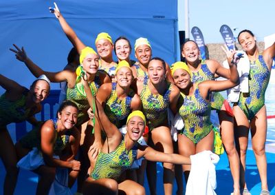 Eloa Campmann, Lyvia Vaz e Nicolly Fernandes, da ABDA, integraram a sele&ccedil;&atilde;o que venceu a S&eacute;rvia e terminou em 15&ordm; lugar