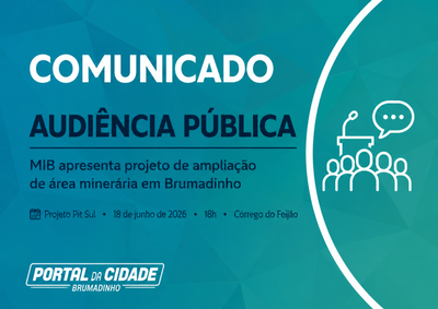 Encontro ser&aacute; realizado no dia 18 de junho, no C&oacute;rrego do Feij&atilde;o, para apresentar o EIA/RIMA do Projeto Pit Sul.