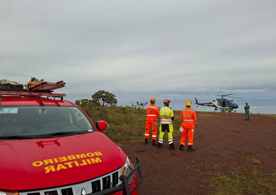 Condutor ficou preso &agrave;s ferragens e precisou ser levado de helic&oacute;ptero para atendimento m&eacute;dico