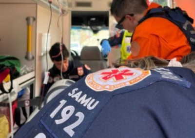 V&iacute;tima teve as duas m&atilde;os amputadas e sofreu outros ferimentos graves ap&oacute;s ser atingida pelo ve&iacute;culo