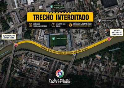 Interdi&ccedil;&otilde;es come&ccedil;am &agrave;s 8h30 de domingo e afetam vias pr&oacute;ximas ao Augusto Bauer