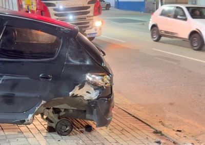 V&iacute;tima chegou a perder a consci&ecirc;ncia por alguns instantes ap&oacute;s o impacto e foi encaminhada ao Hospital Azambuja