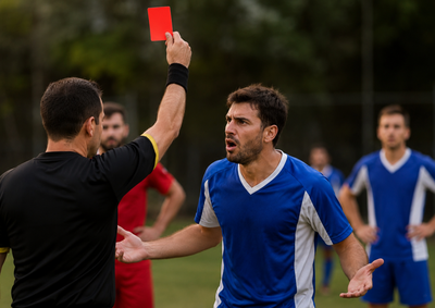 Segundo o processo, atleta amea&ccedil;ou e insultou o &aacute;rbitro ap&oacute;s ser expulso da partida