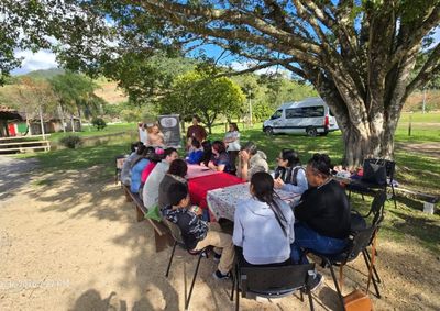Lan&ccedil;amento ocorreu no Parque Municipal Vereador &Eacute;rico Vicentini e marcou o in&iacute;cio do ciclo de oficinas "Entre La&ccedil;os"