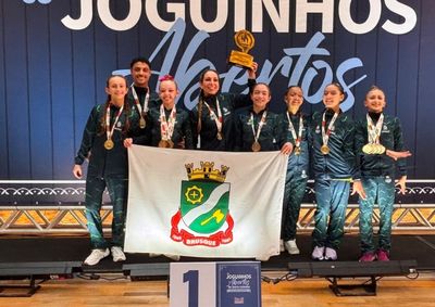 Munic&iacute;pio tamb&eacute;m conquistou o t&iacute;tulo do individual geral com Isabelle Lineburger e venceu todas as finais por aparelho