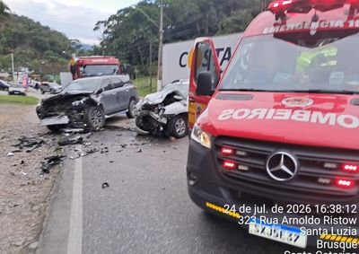Ocorr&ecirc;ncia mobilizou Corpo de Bombeiros, Samu e Pol&iacute;cia Militar na tarde de sexta-feira (24)