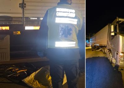 Acidente foi registrado na Rua Doutor Pedro Zimmermann, no bairro Itoupava Central