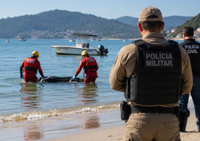 V&iacute;tima ainda n&atilde;o havia sido identificada; avalia&ccedil;&atilde;o inicial apontou sinais compat&iacute;veis com afogamento