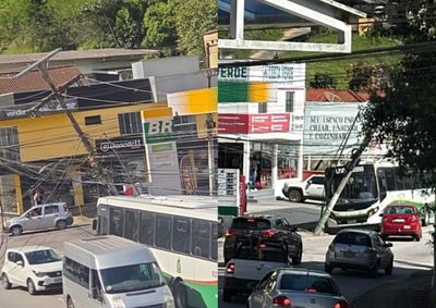 Acidente aconteceu na rua Sete de Setembro, no Santa Rita, e tr&acirc;nsito precisou ser desviado