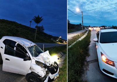 Quatro pessoas, incluindo duas crian&ccedil;as, estavam no outro ve&iacute;culo